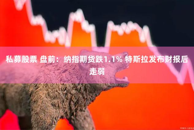 私募股票 盘前：纳指期货跌1.1% 特斯拉发布财报后走弱