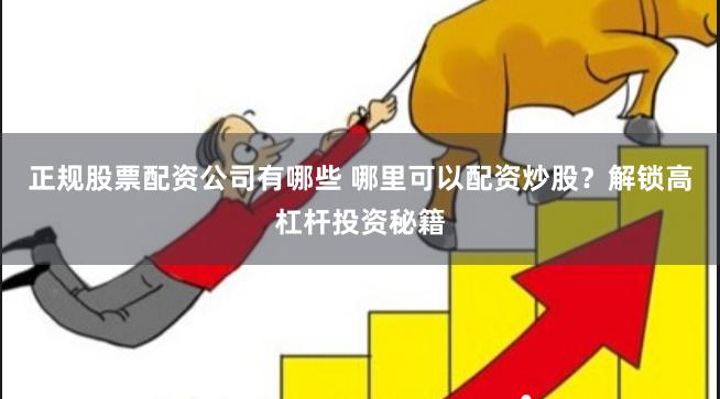 正规股票配资公司有哪些 哪里可以配资炒股？解锁高杠杆投资秘籍